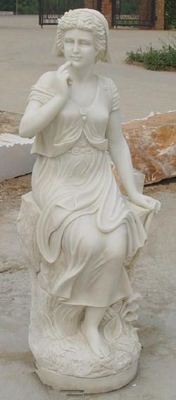 female marble statue