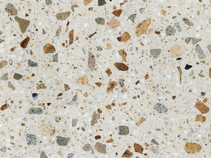 Beige terrazzo slabs for wall