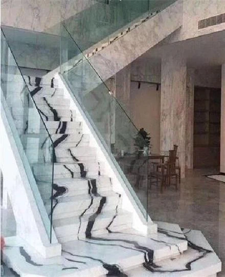 panda white stairs