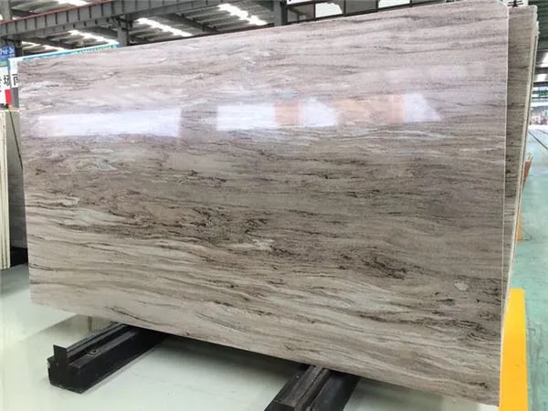 Коричнево-білі мармурові стільниці