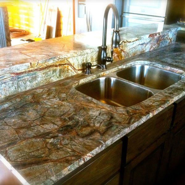 forest green marble countertop for vanity
