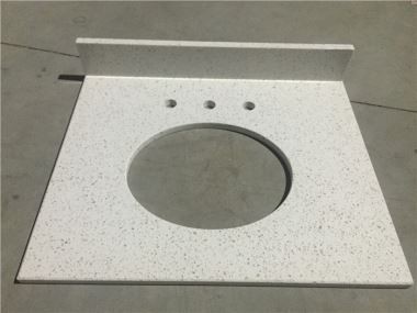 Кварцові стільниці White Sparkle