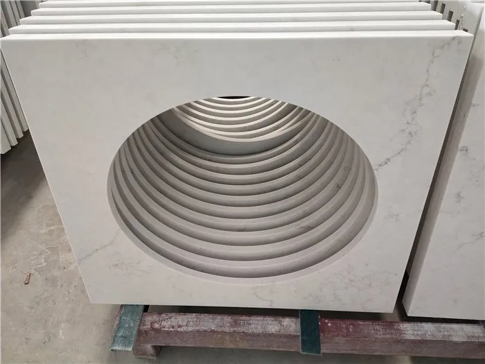 Кварцові стільниці з виглядом каррарського мармуру