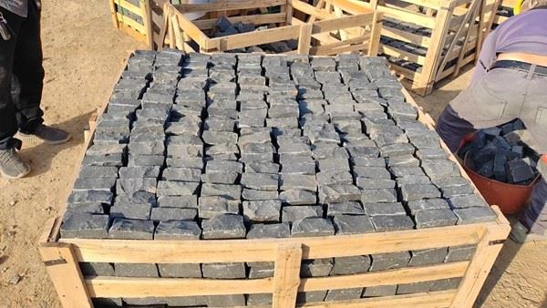 Black Basalt Cube Stone