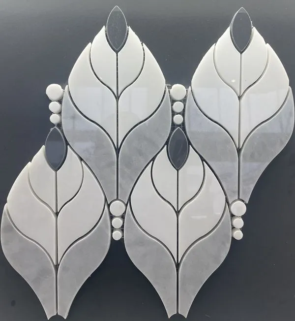 Сірий мармуровий мозаїка