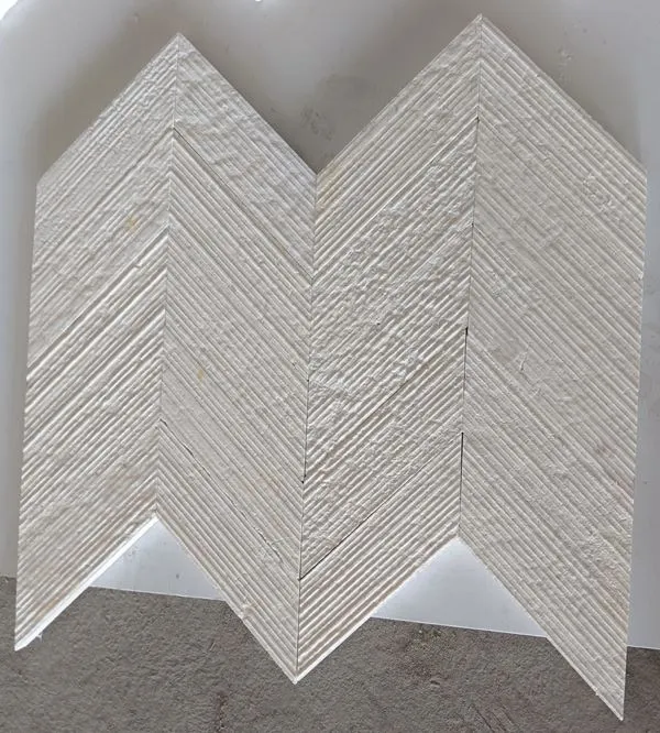 Настінні плитки з вапняку Chevron