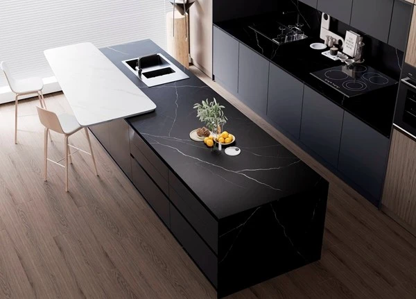 Nero Marquina Sintered Stone Island